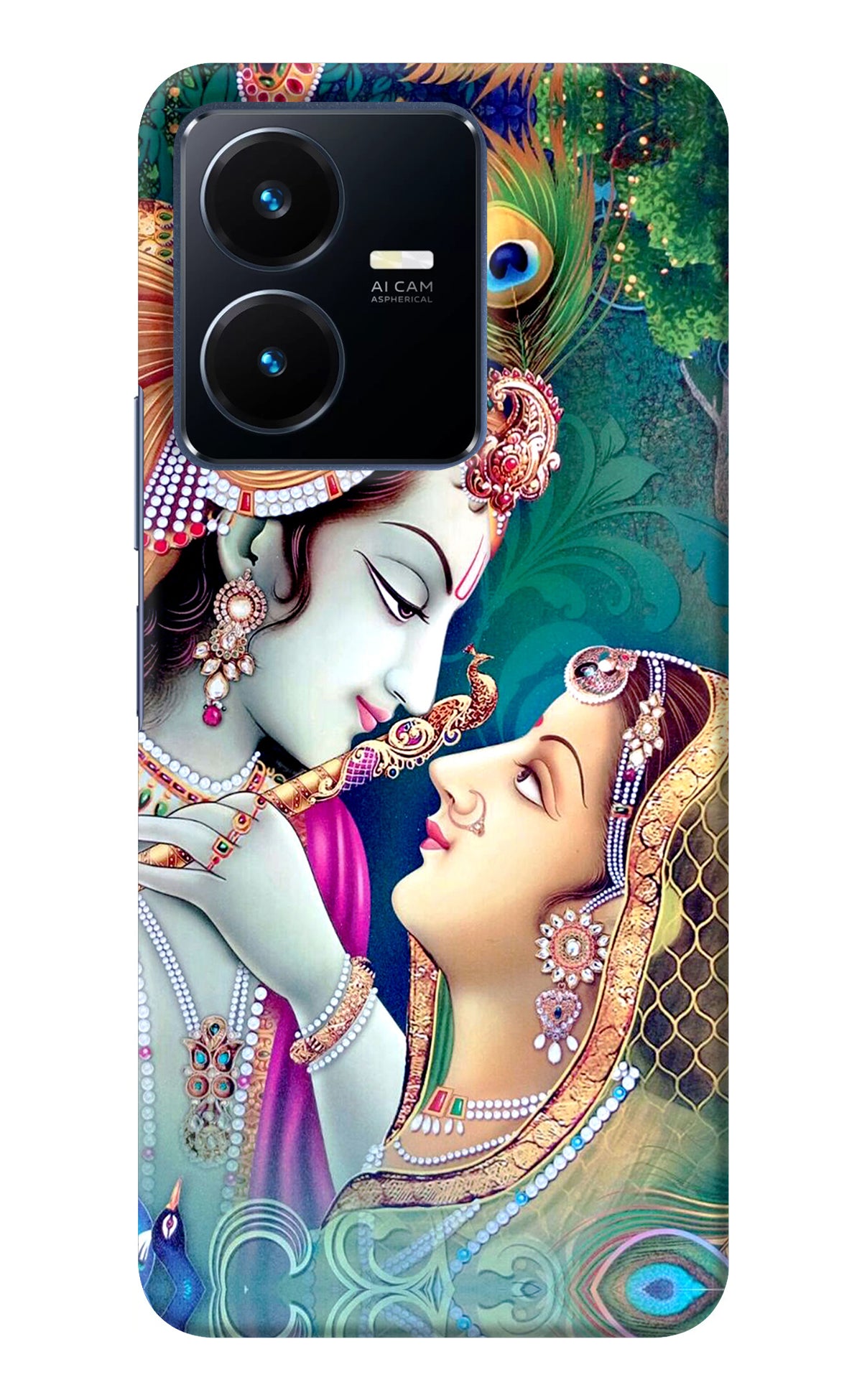 Lord Radha Krishna Vivo Y22 Back Cover