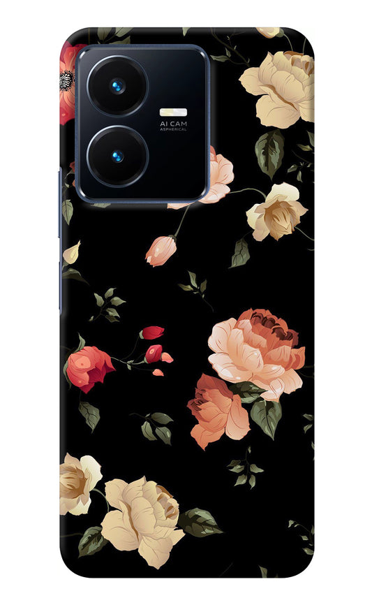 Flowers Vivo Y22 Back Cover