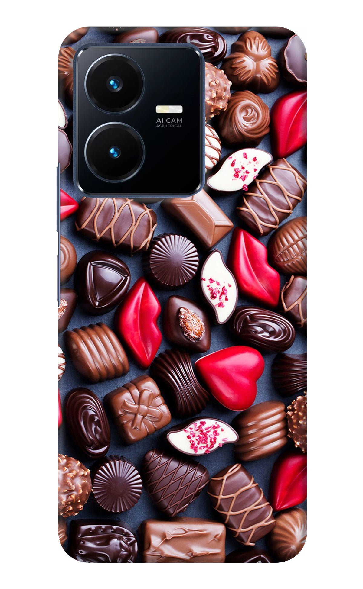 Chocolates Vivo Y22 Back Cover