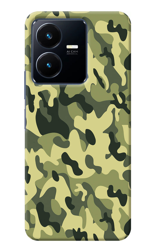 Camouflage Vivo Y22 Back Cover