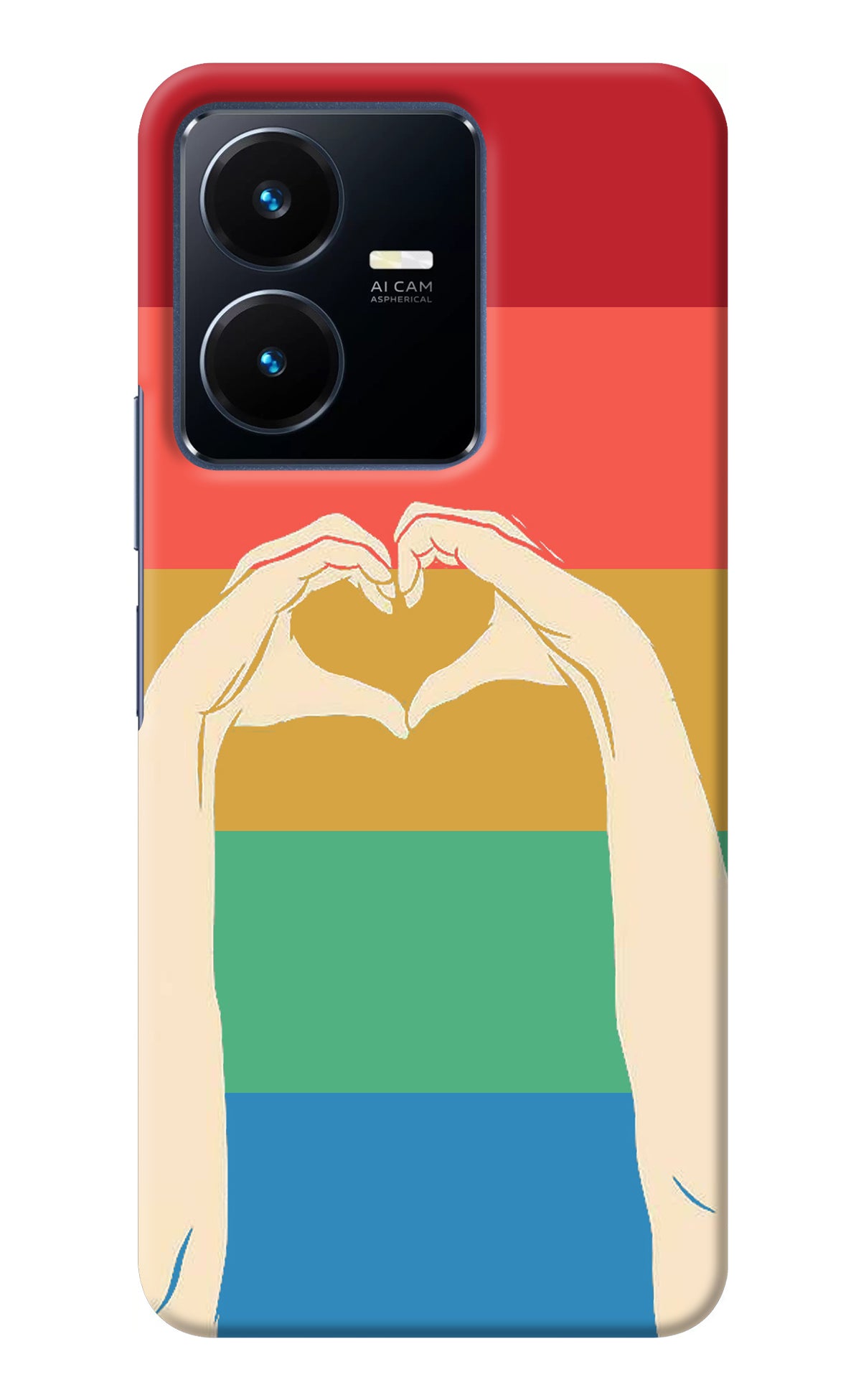 Vintage Love Vivo Y22 Back Cover