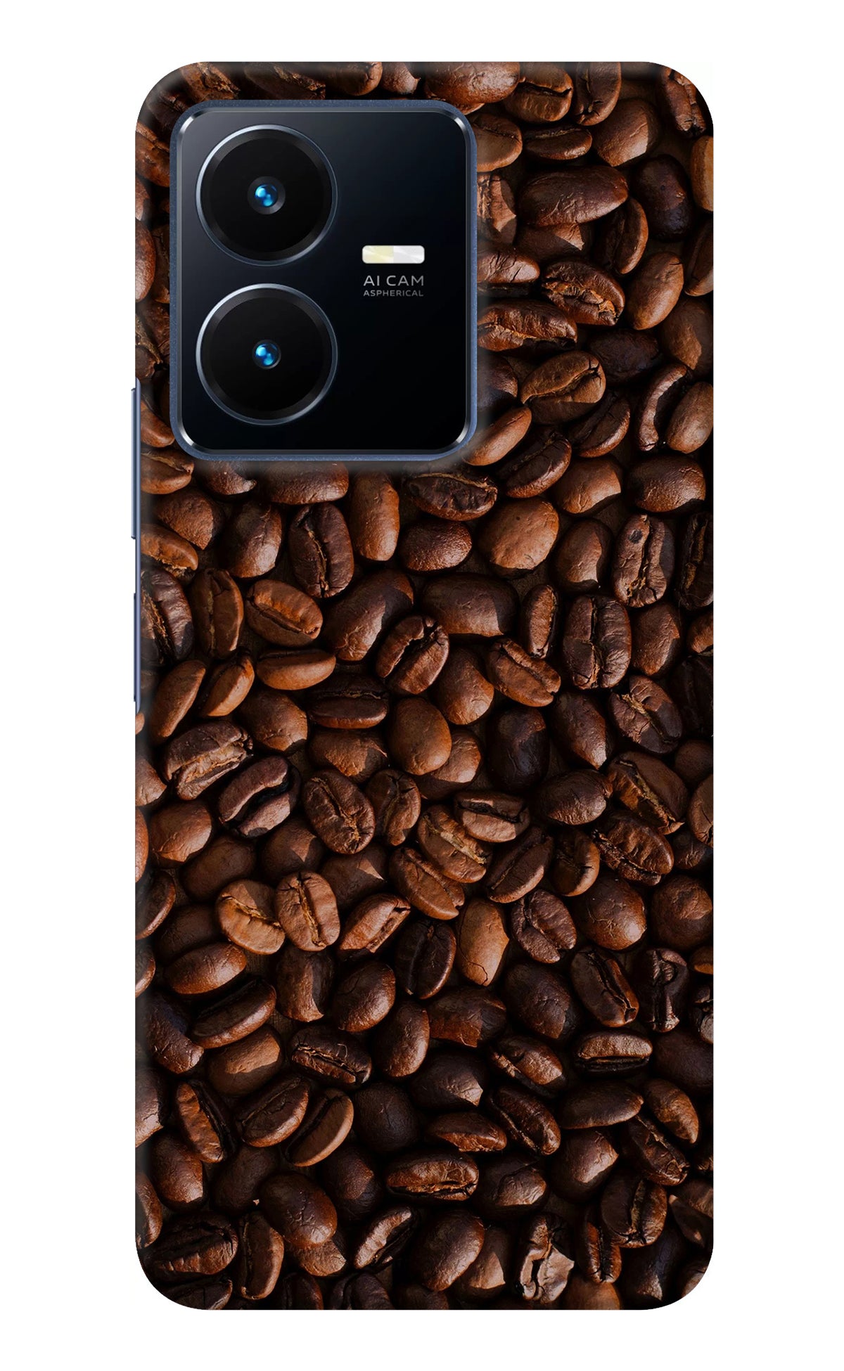 Coffee Beans Vivo Y22 Back Cover