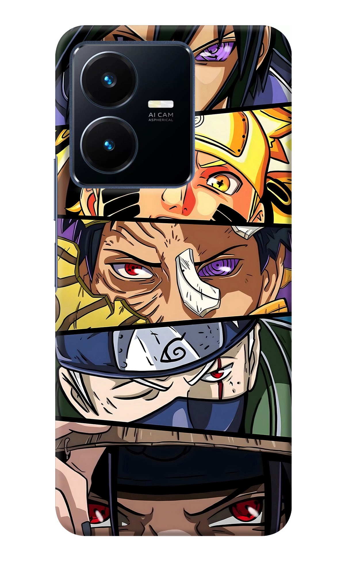 Naruto Character Vivo Y22 Back Cover