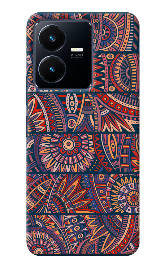 African Culture Design Vivo Y22 Back Cover