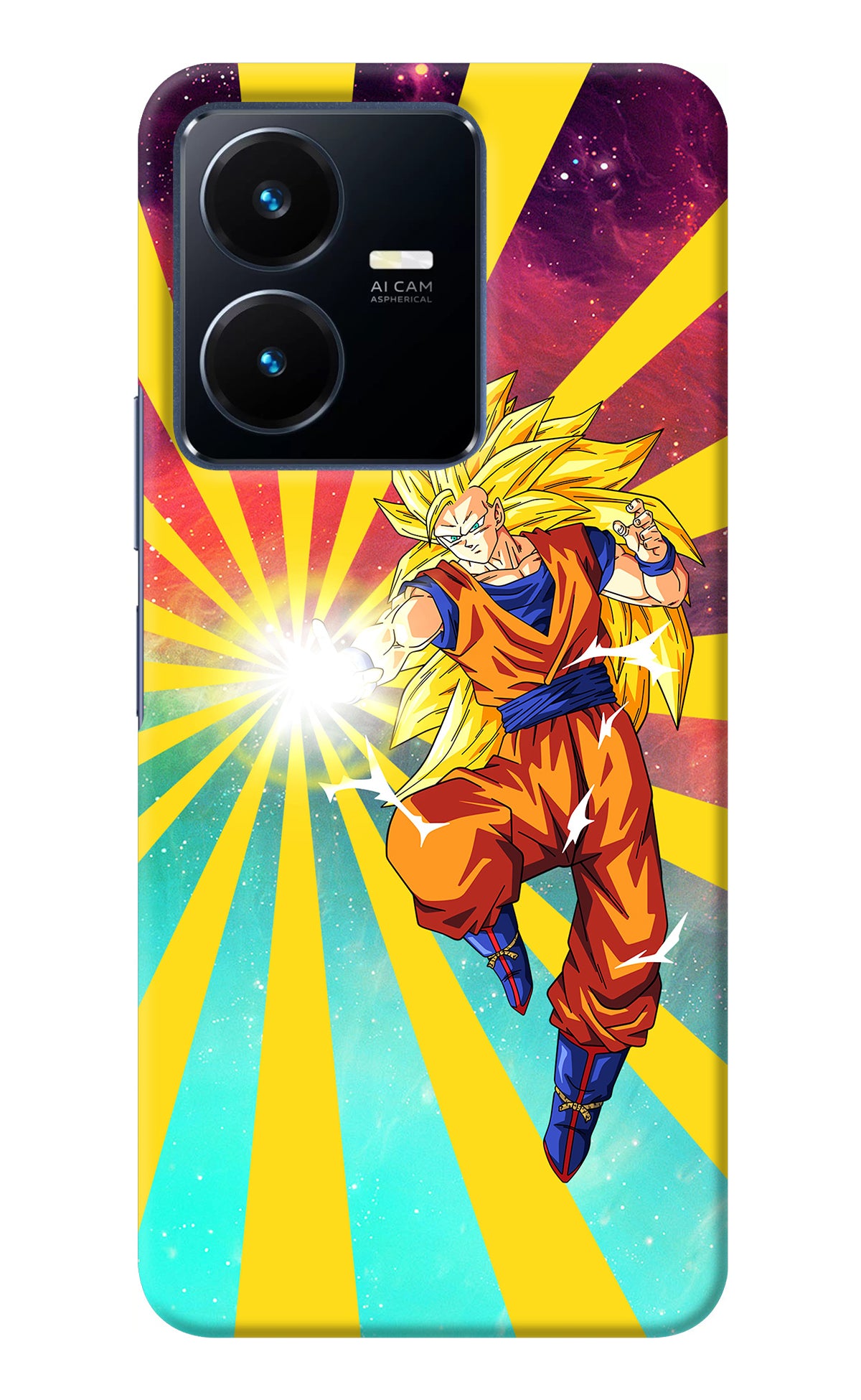 Goku Super Saiyan Vivo Y22 Back Cover