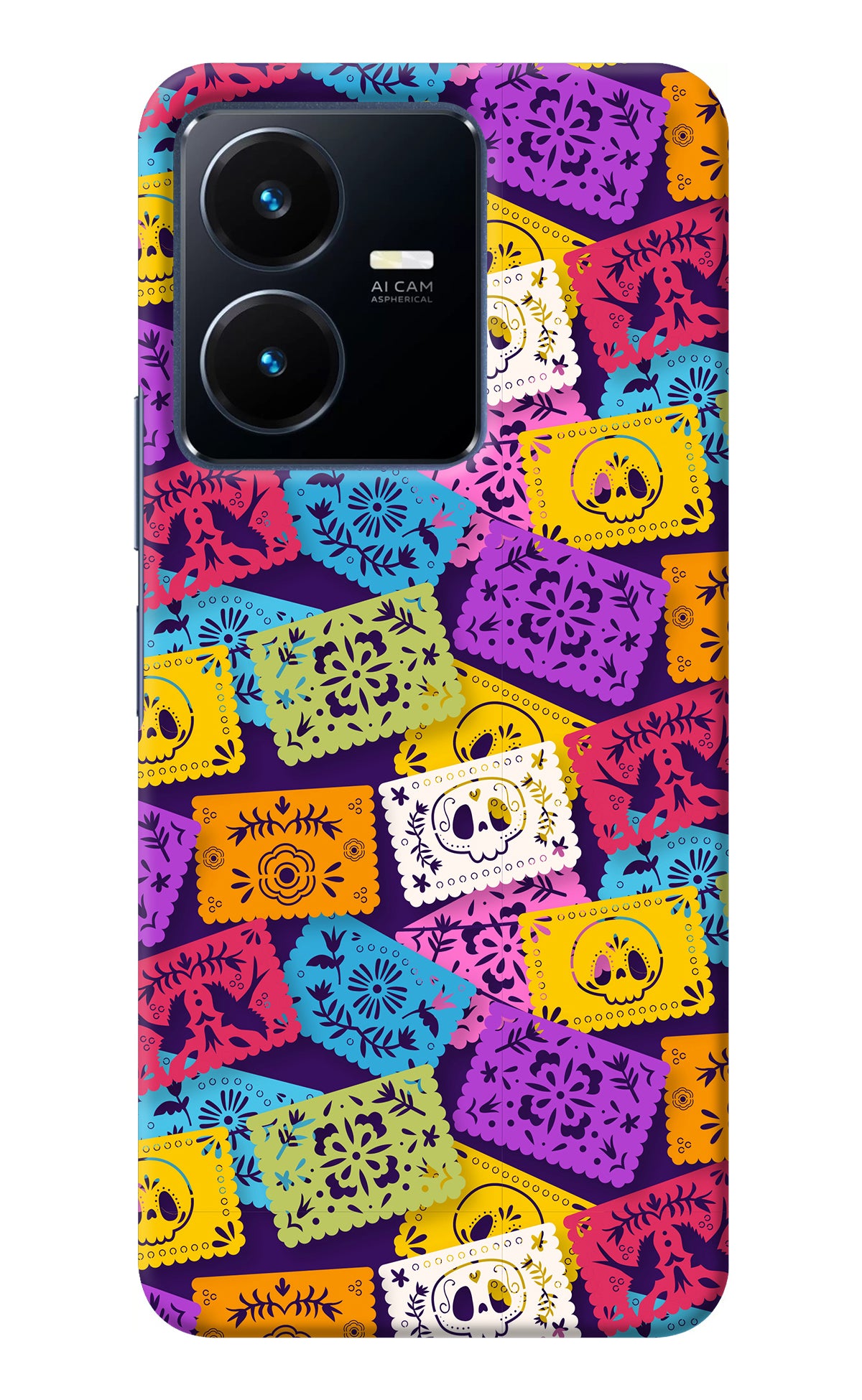 Mexican Pattern Vivo Y22 Back Cover