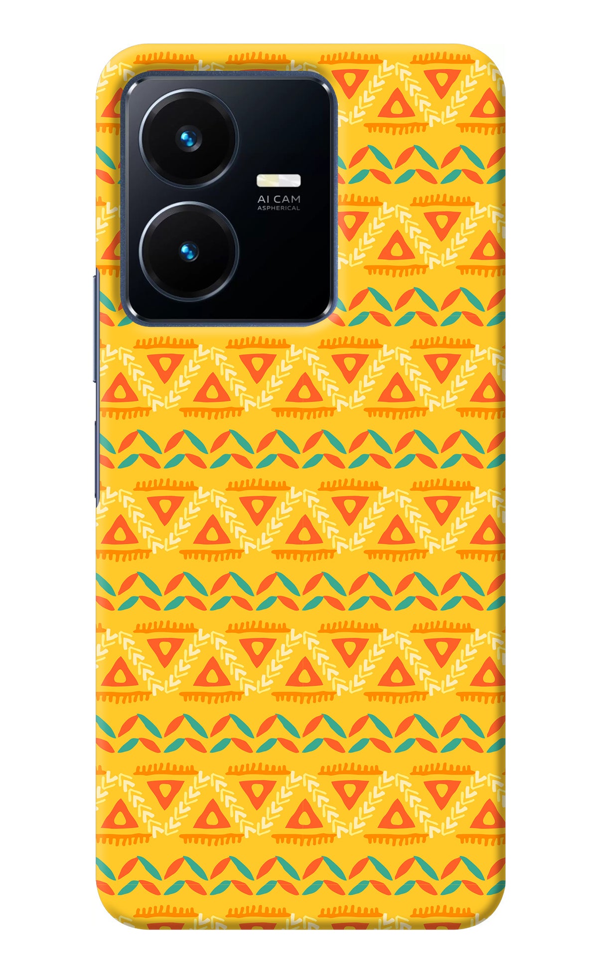 Tribal Pattern Vivo Y22 Back Cover