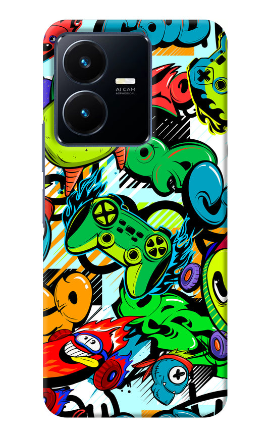 Game Doodle Vivo Y22 Back Cover