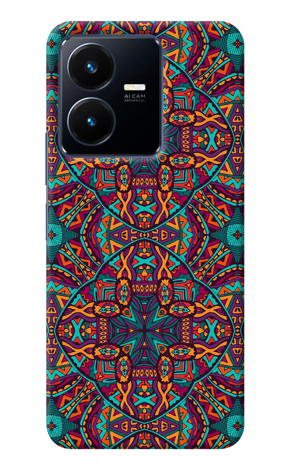 Colour Mandala Vivo Y22 Back Cover