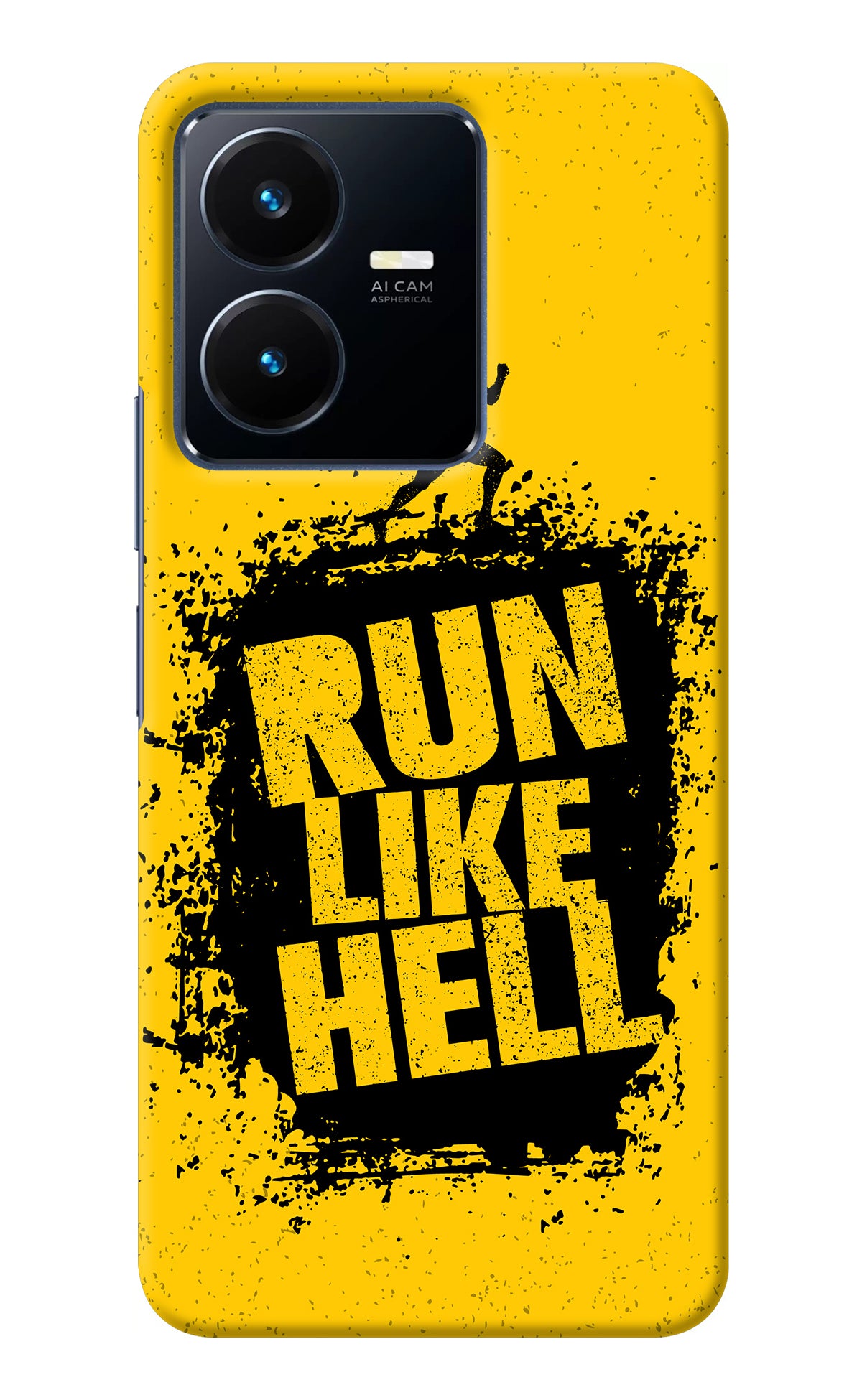 Run Like Hell Vivo Y22 Back Cover