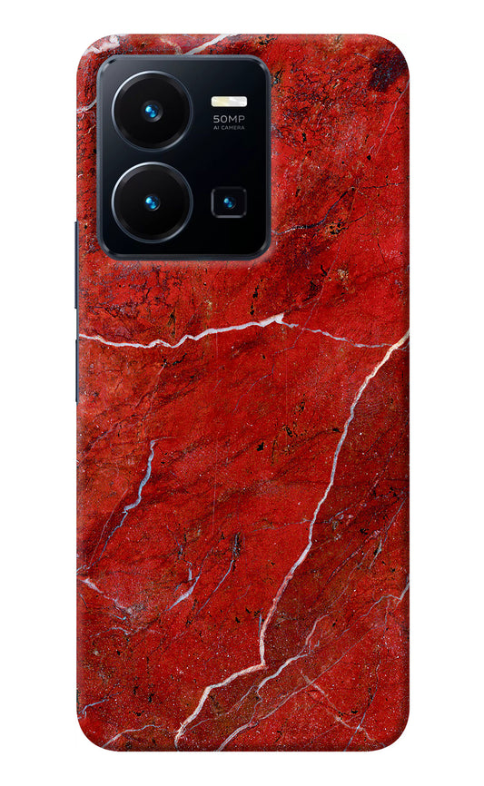 Red Marble Design Vivo Y35 Back Cover