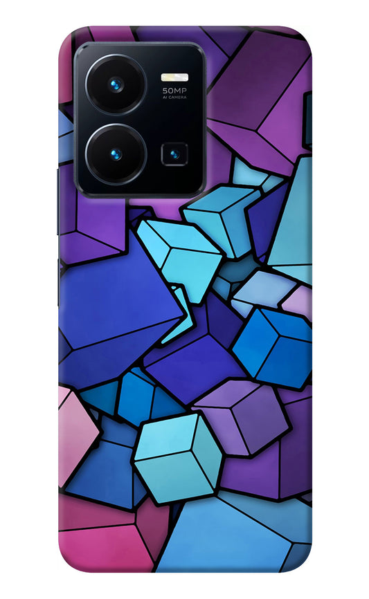 Cubic Abstract Vivo Y35 Back Cover