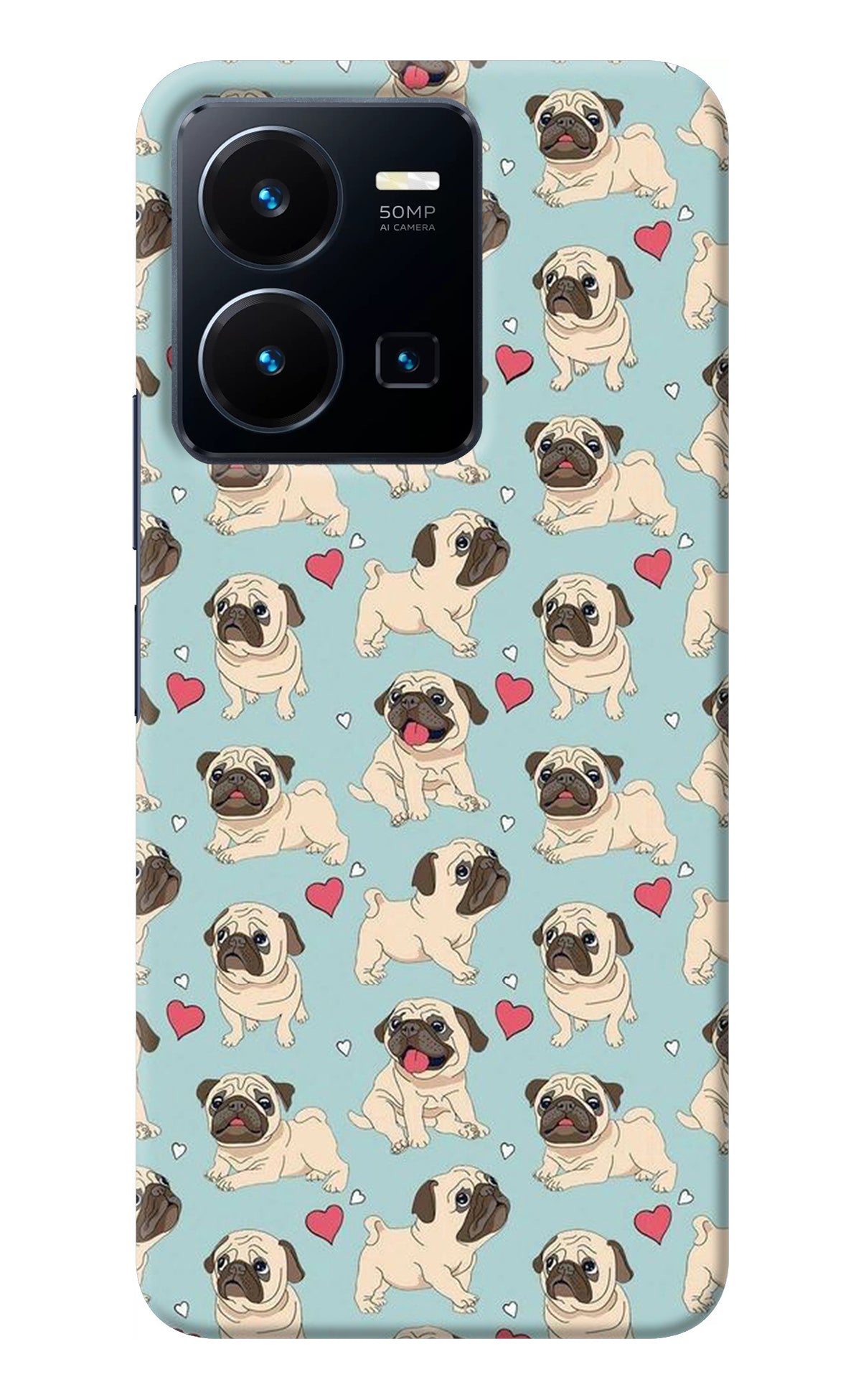 Pug Dog Vivo Y35 Back Cover