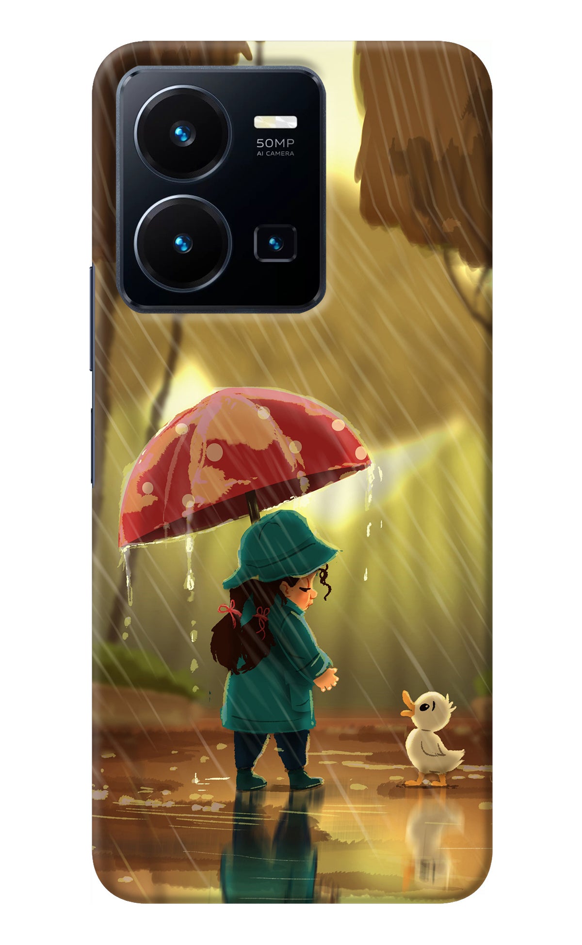 Rainy Day Vivo Y35 Back Cover