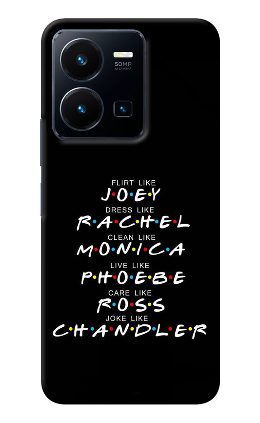 FRIENDS Character Vivo Y35 Back Cover