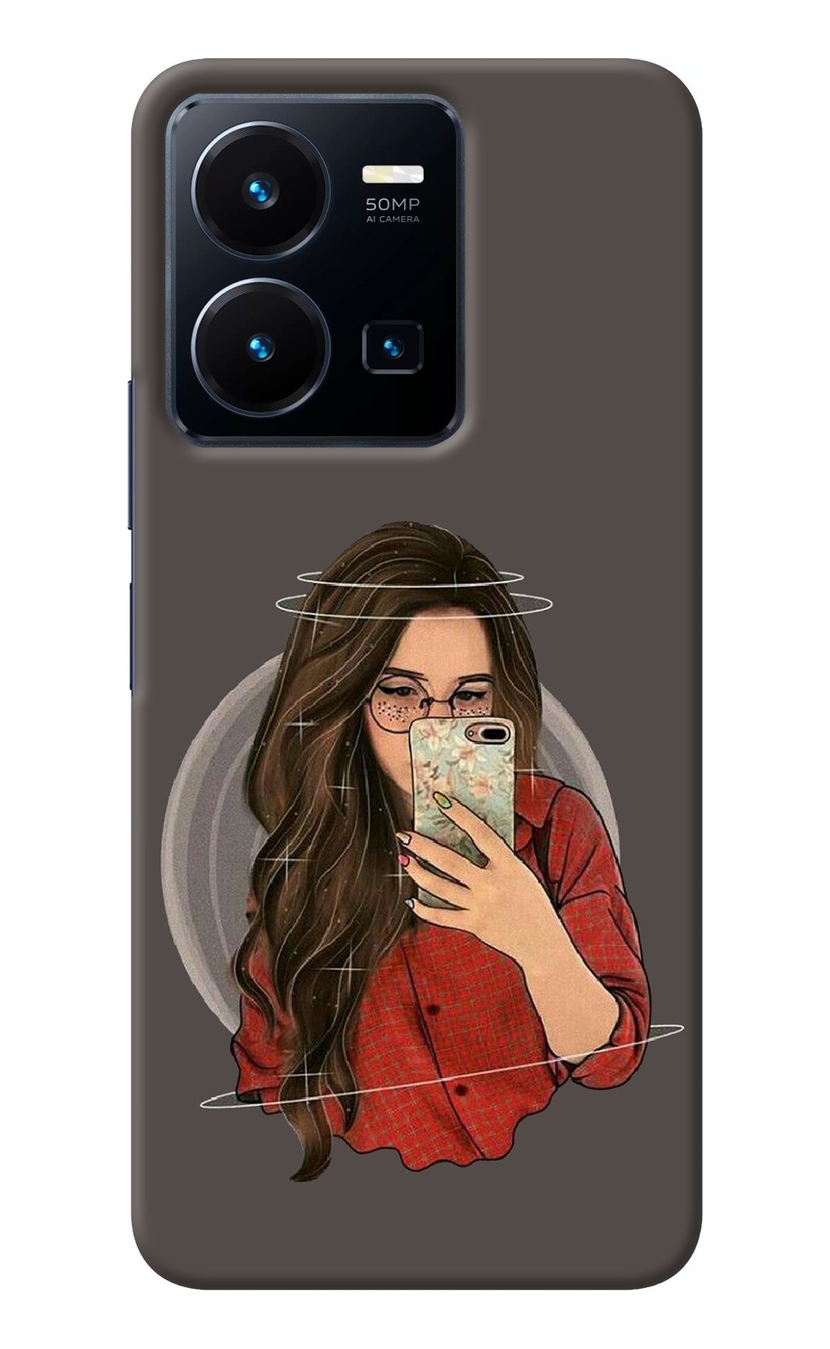 Selfie Queen Vivo Y35 Back Cover