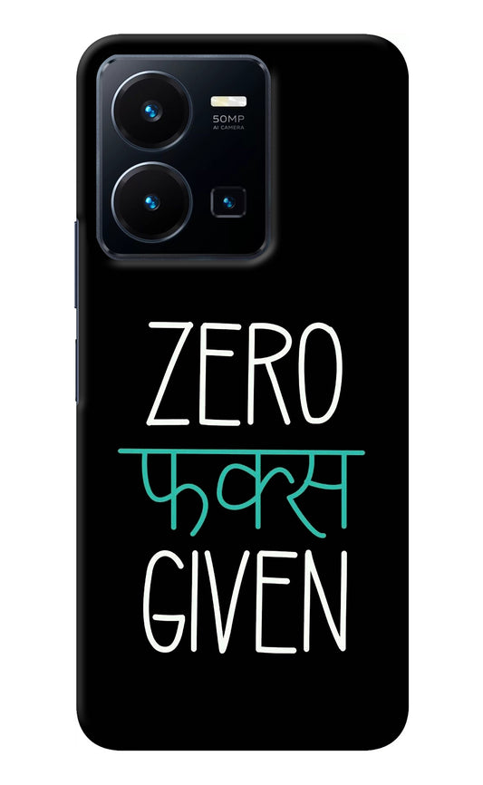 Zero Fucks Given Vivo Y35 Back Cover