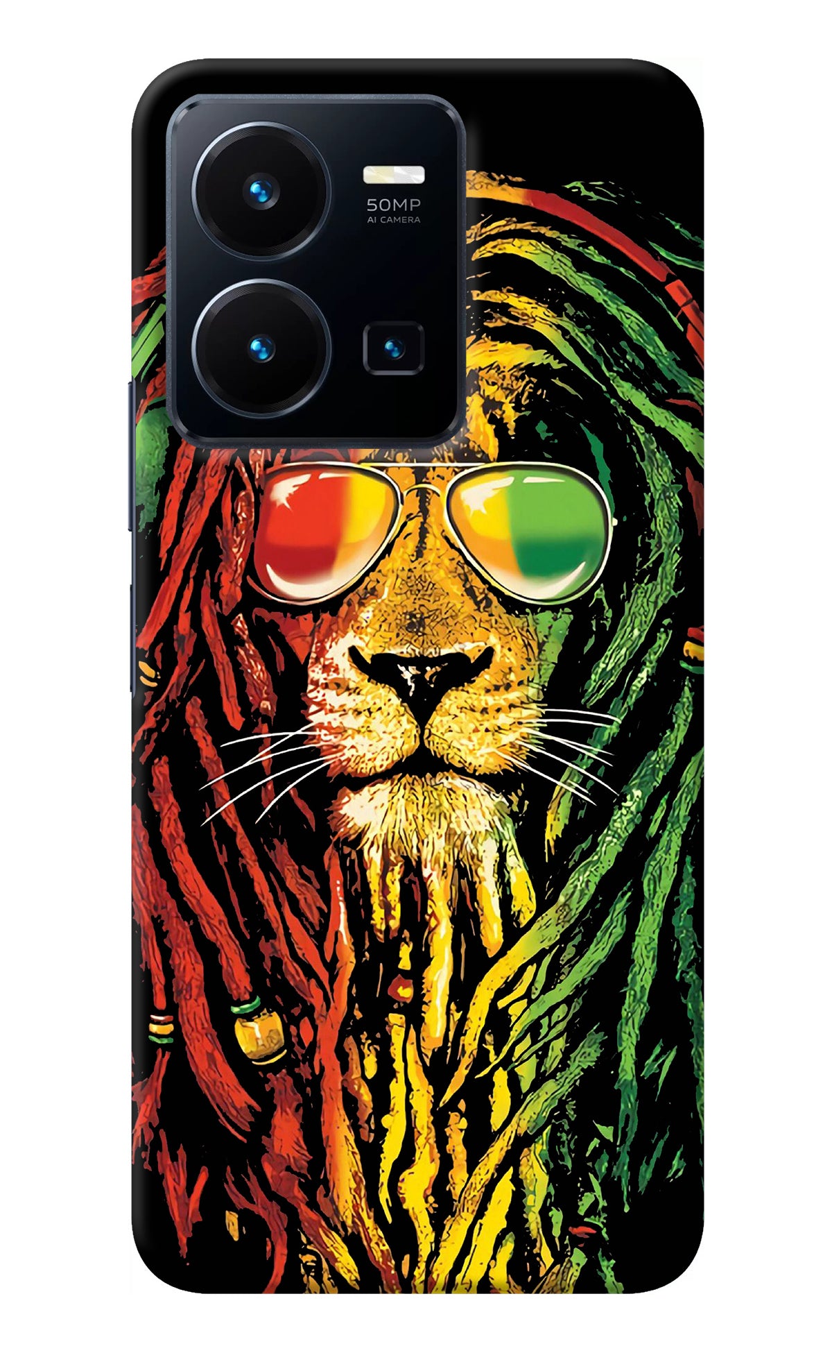 Rasta Lion Vivo Y35 Back Cover