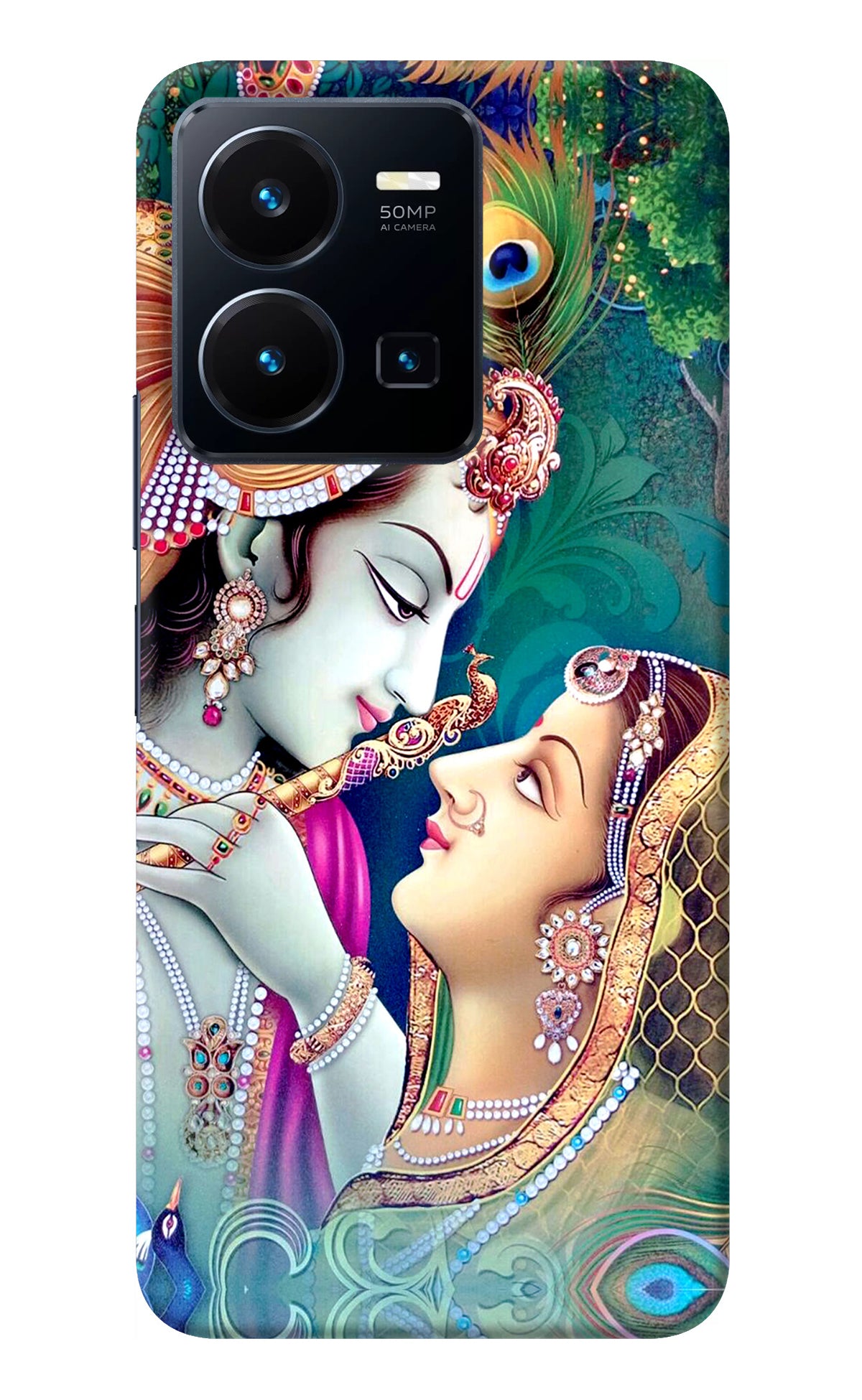 Lord Radha Krishna Vivo Y35 Back Cover