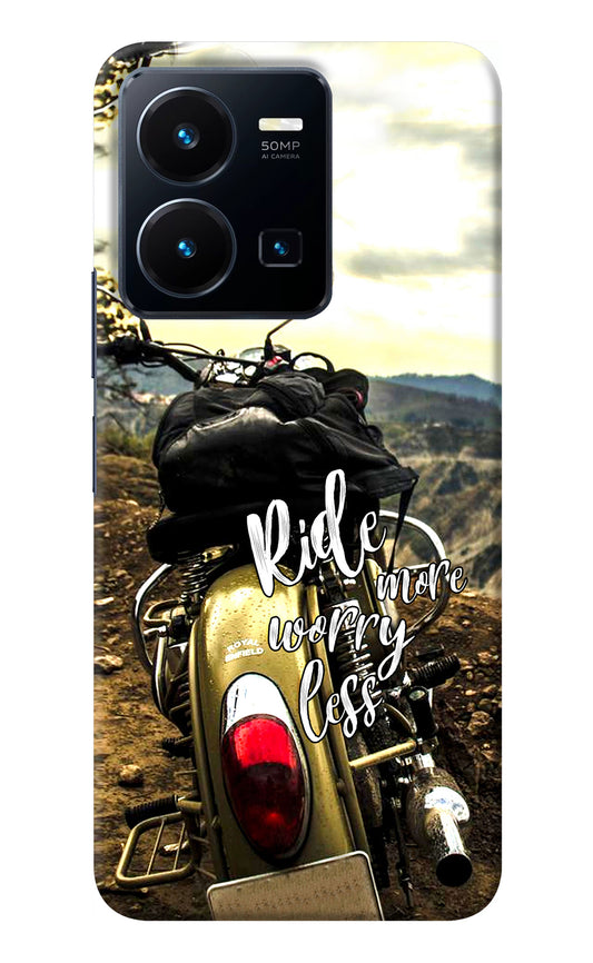 Ride More Worry Less Vivo Y35 Back Cover