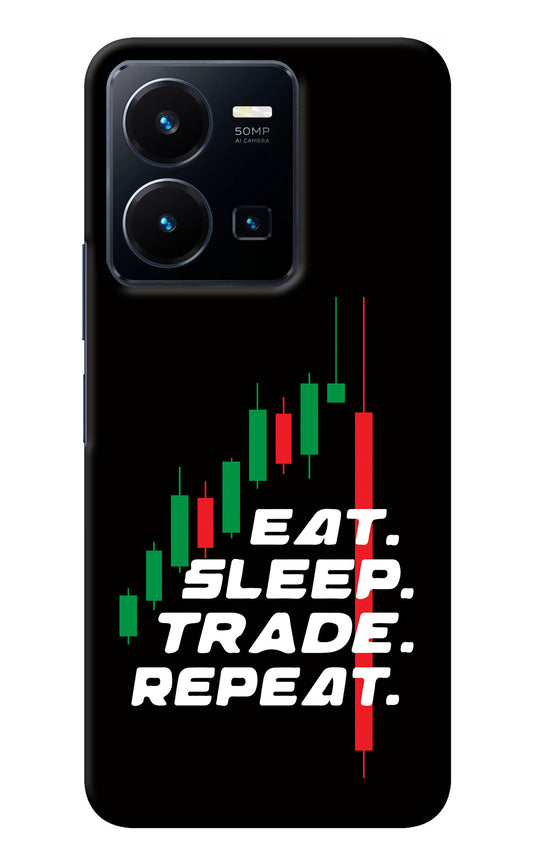 Eat Sleep Trade Repeat Vivo Y35 Back Cover