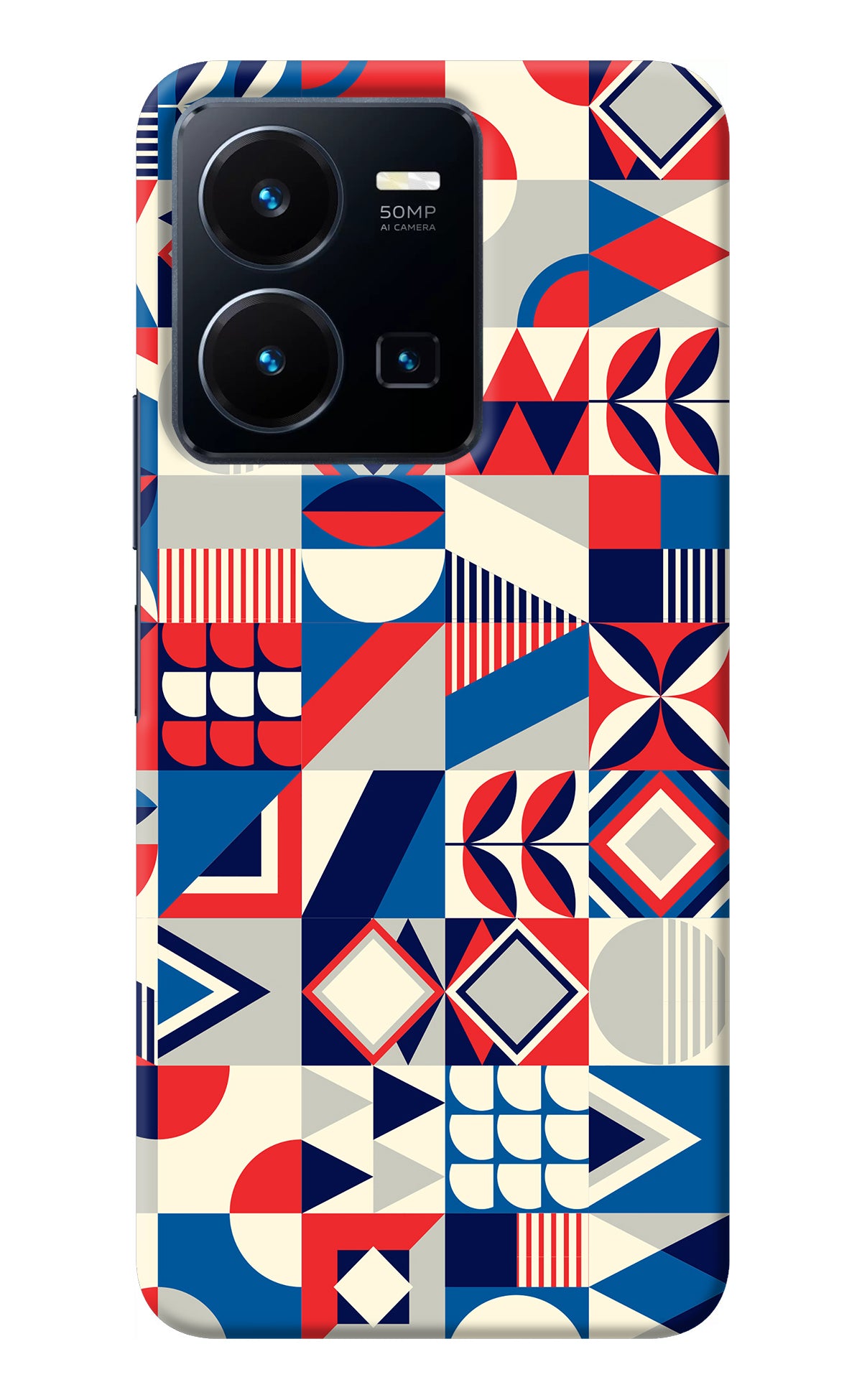 Colorful Pattern Vivo Y35 Back Cover