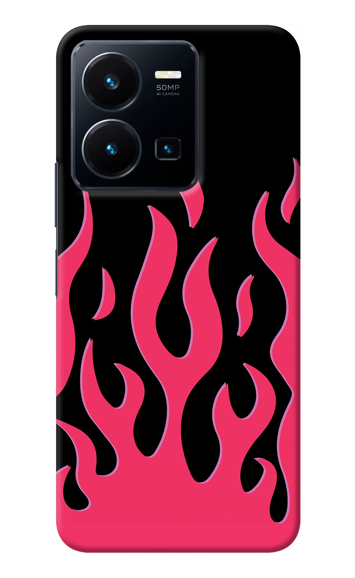 Fire Flames Vivo Y35 Back Cover