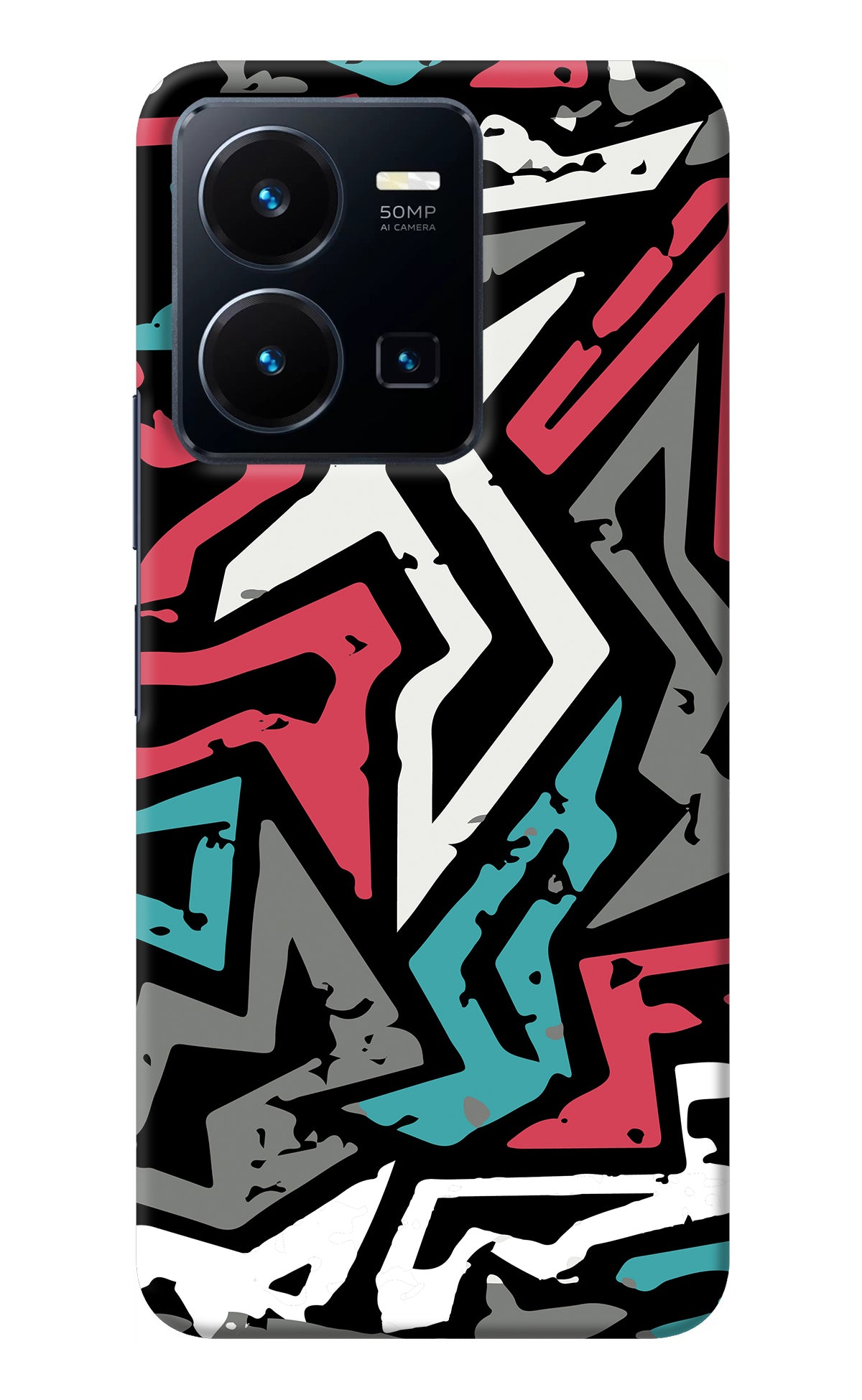 Geometric Graffiti Vivo Y35 Back Cover