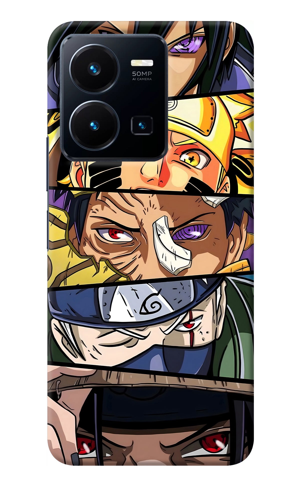 Naruto Character Vivo Y35 Back Cover