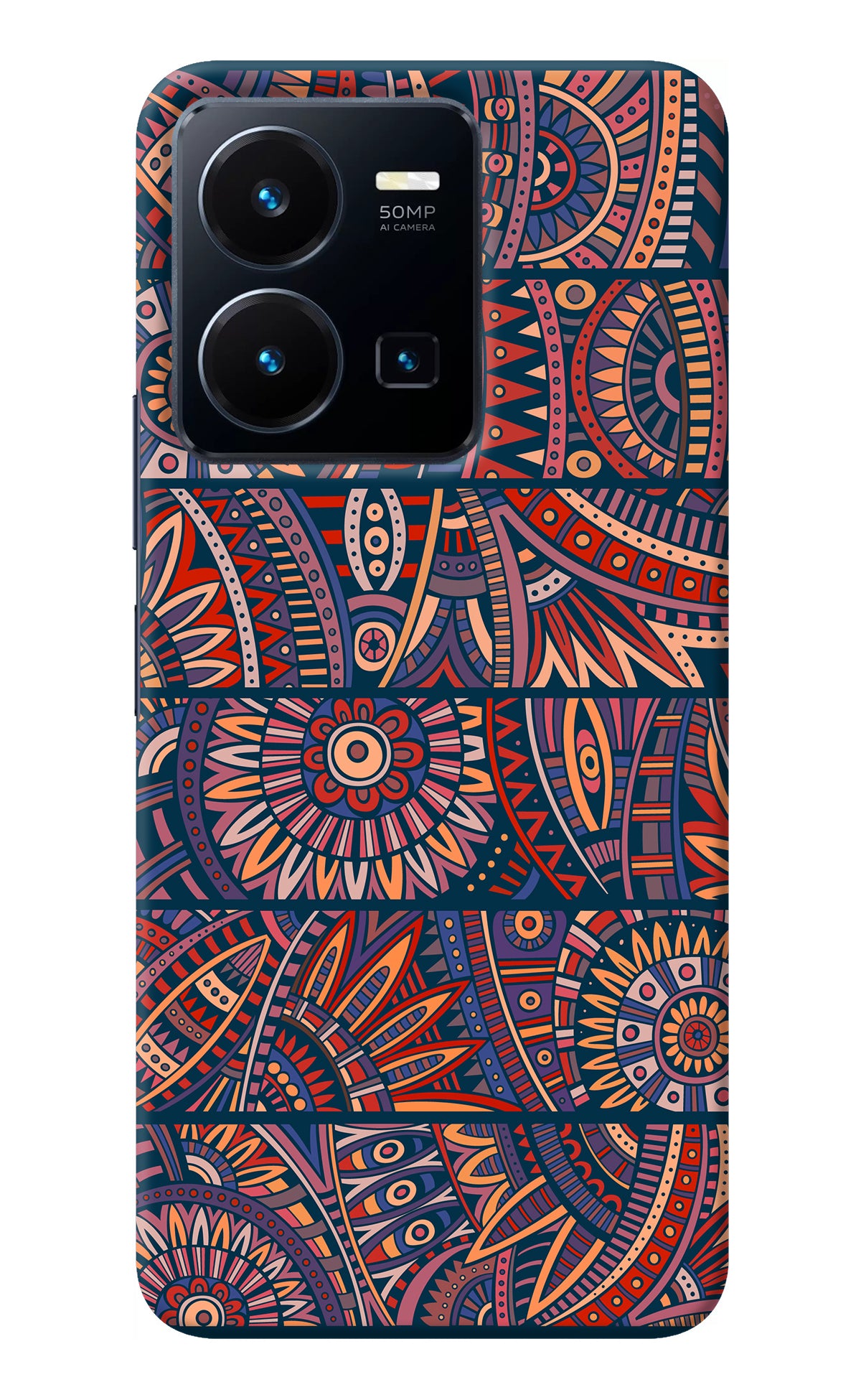 African Culture Design Vivo Y35 Back Cover