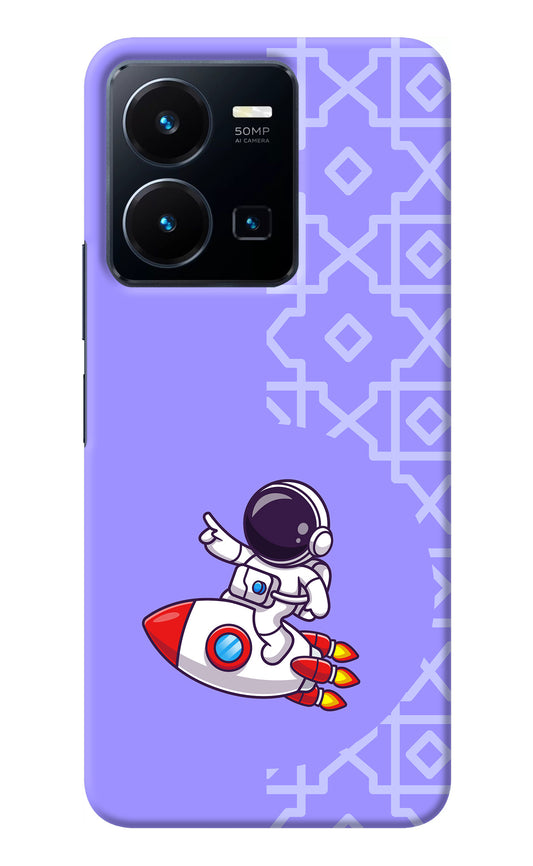 Cute Astronaut Vivo Y35 Back Cover