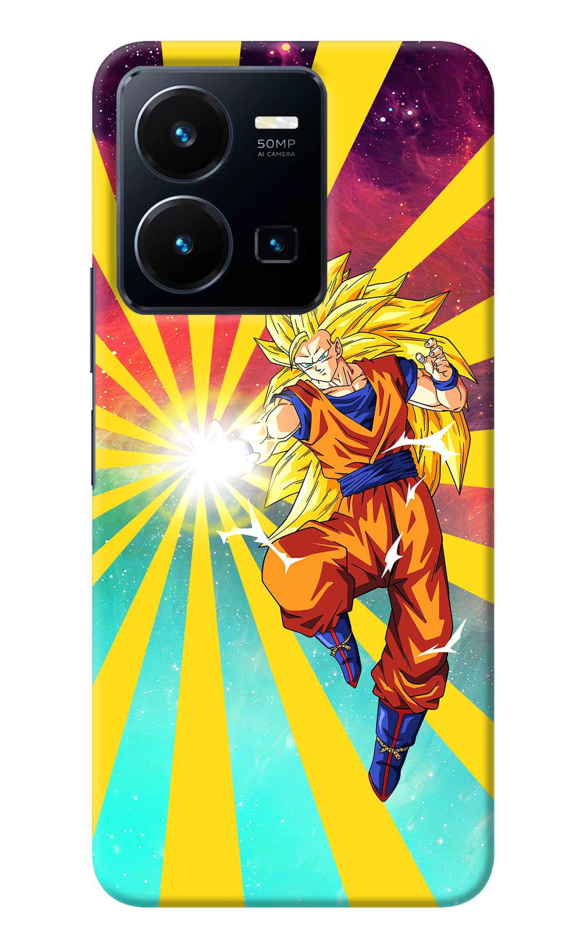 Goku Super Saiyan Vivo Y35 Back Cover