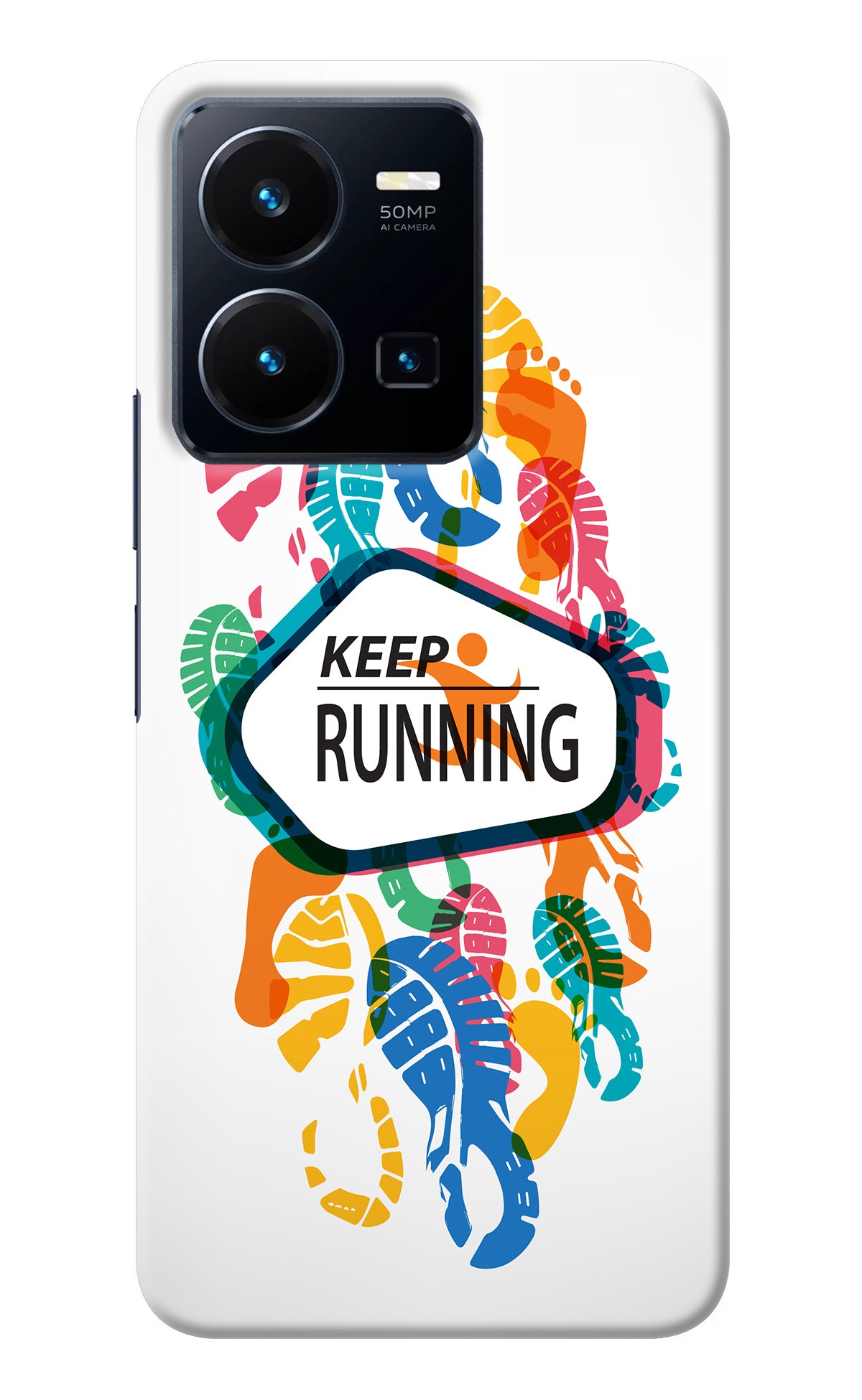 Keep Running Vivo Y35 Back Cover