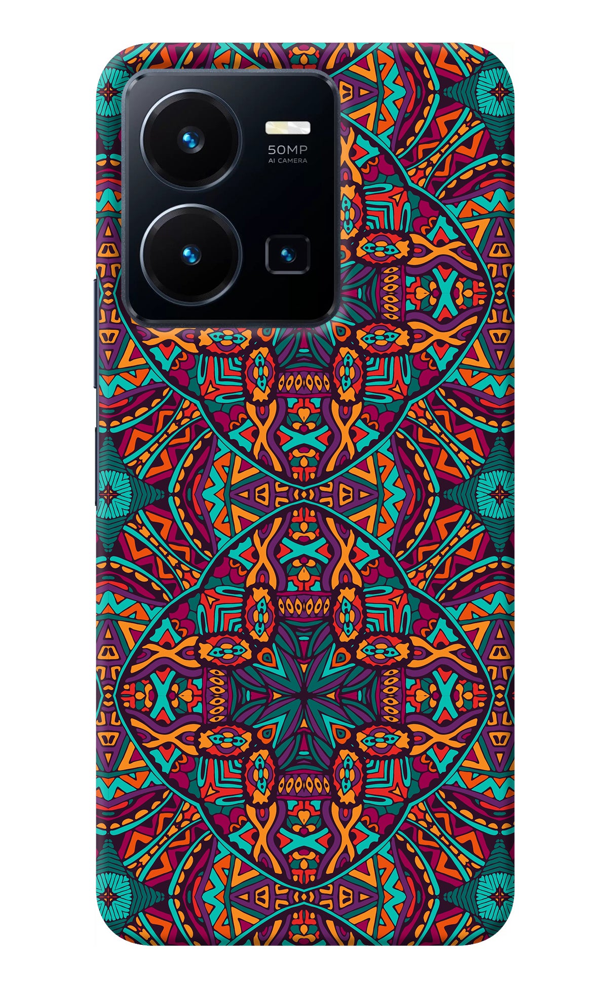 Colour Mandala Vivo Y35 Back Cover