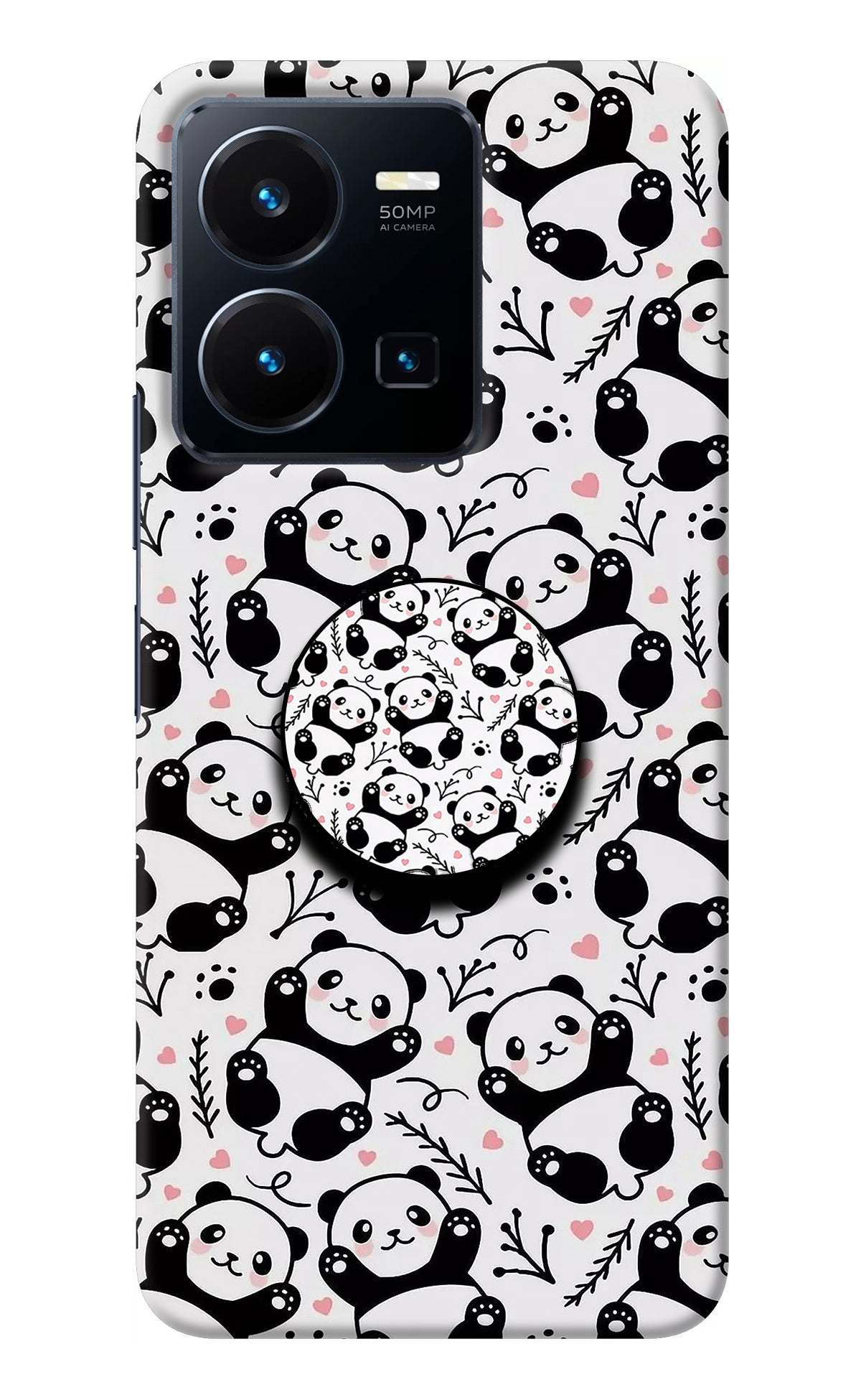 Cute Panda Vivo Y35 Pop Case