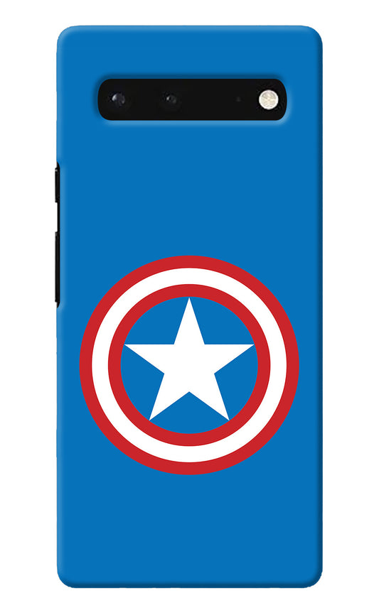 Captain America Logo Google Pixel 6 Back Cover
