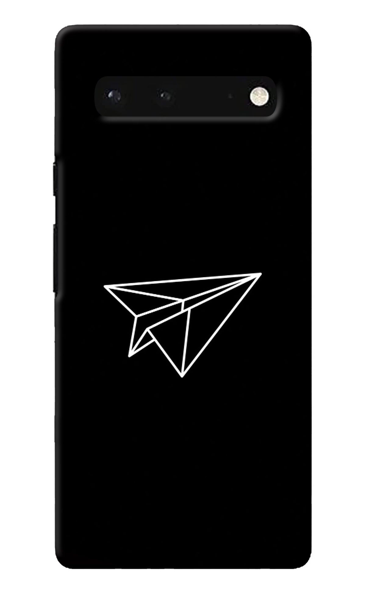 Paper Plane White Google Pixel 6 Back Cover