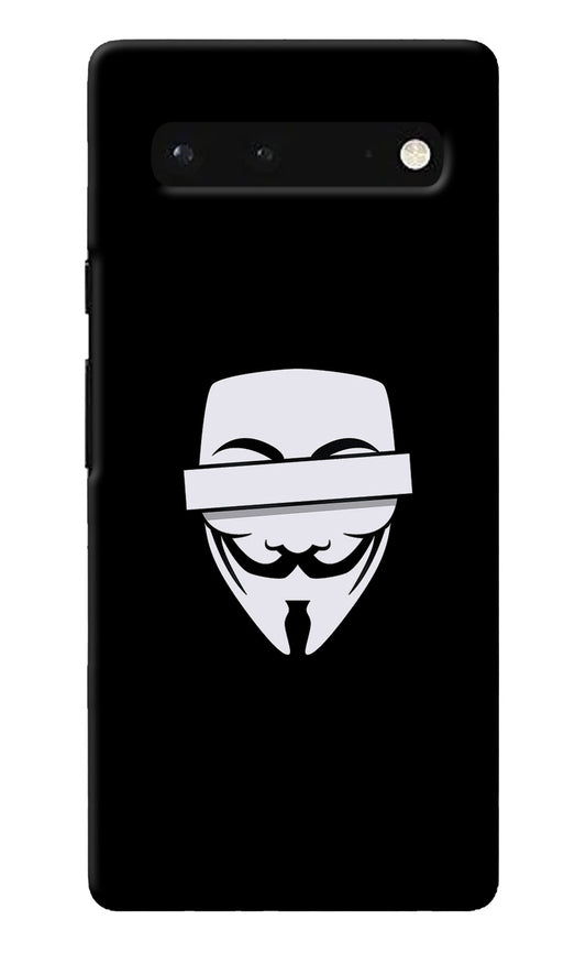 Anonymous Face Google Pixel 6 Back Cover