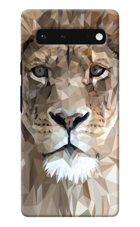 Lion Art Google Pixel 6 Back Cover