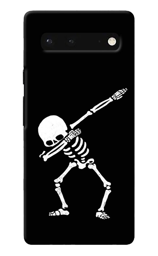 Dabbing Skeleton Art Google Pixel 6 Back Cover