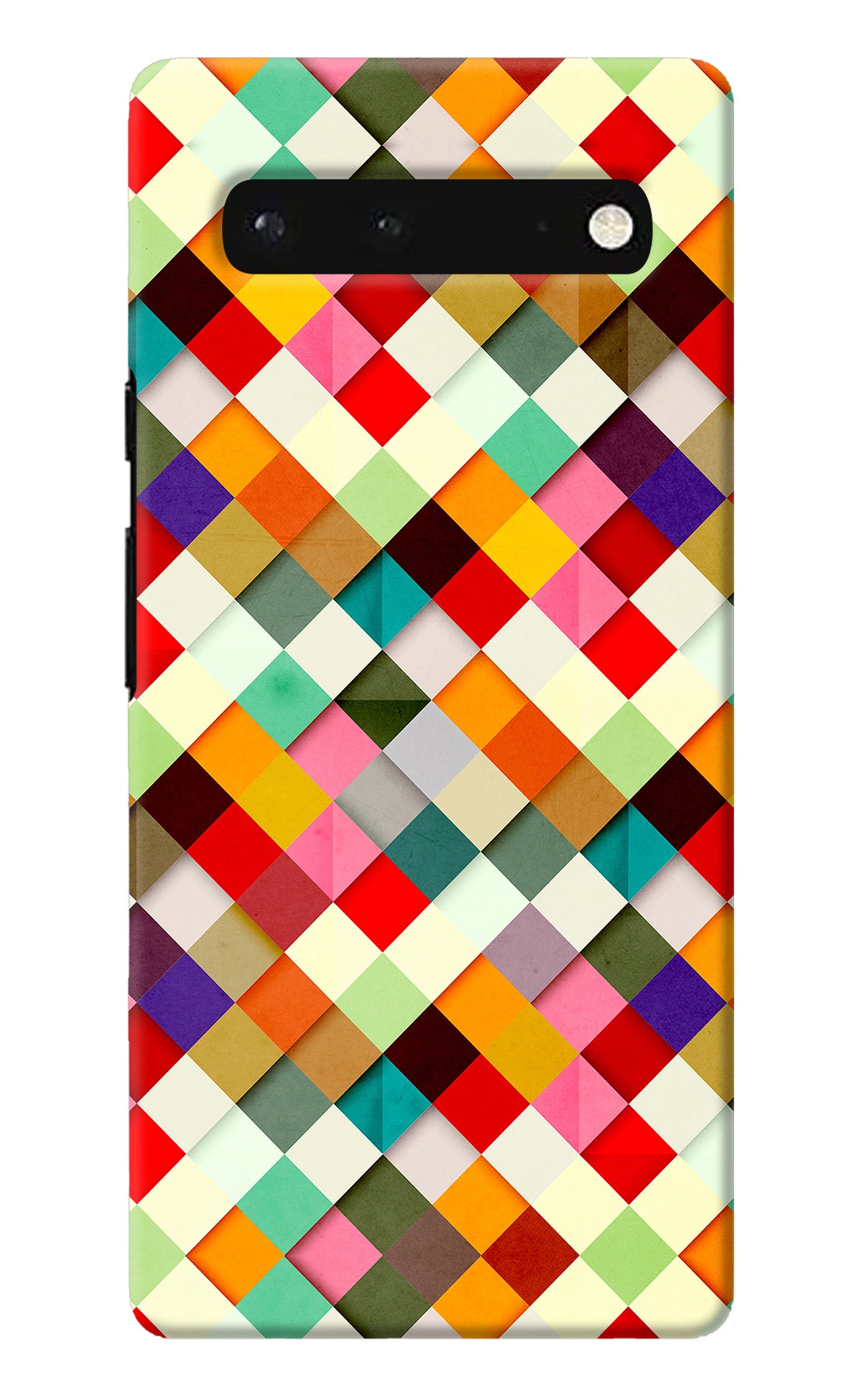 Geometric Abstract Colorful Google Pixel 6 Back Cover