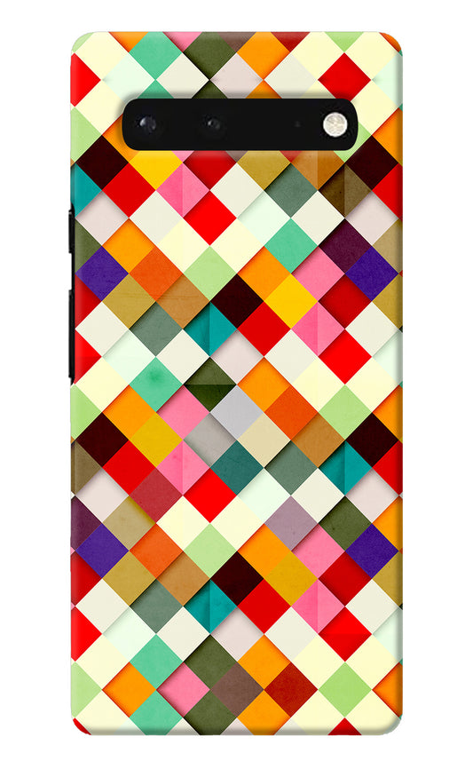 Geometric Abstract Colorful Google Pixel 6 Back Cover