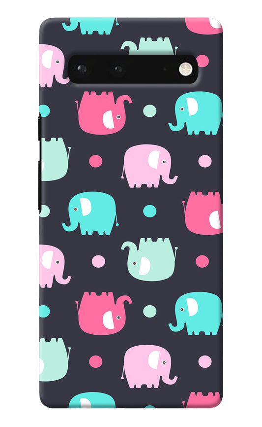 Elephants Google Pixel 6 Back Cover