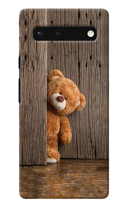 Teddy Wooden Google Pixel 6 Back Cover