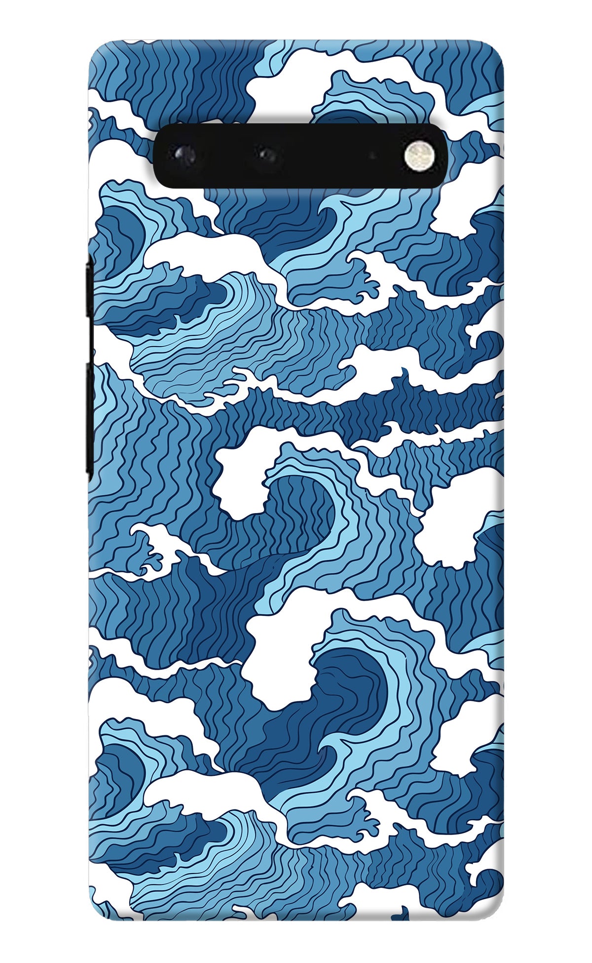 Blue Waves Google Pixel 6 Back Cover