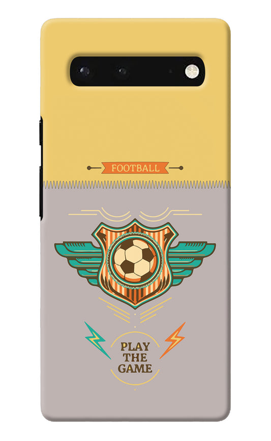 Football Google Pixel 6 Back Cover
