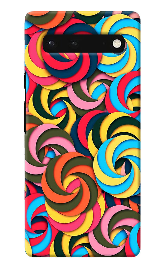 Spiral Pattern Google Pixel 6 Back Cover