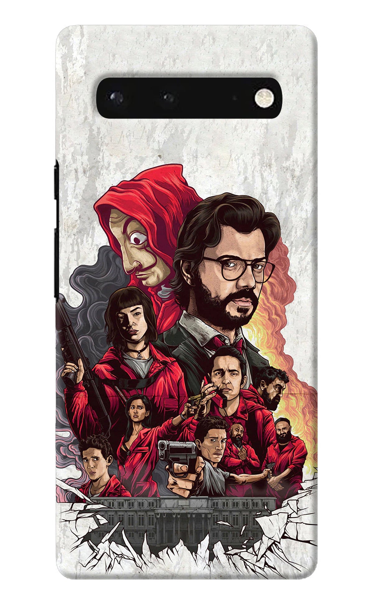 Money Heist Artwork Google Pixel 6 Back Cover