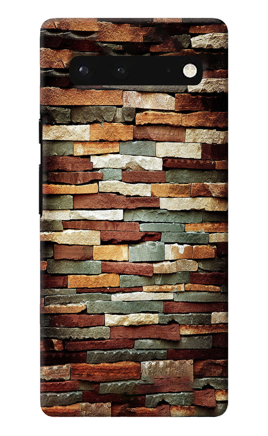 Bricks Pattern Google Pixel 6 Back Cover