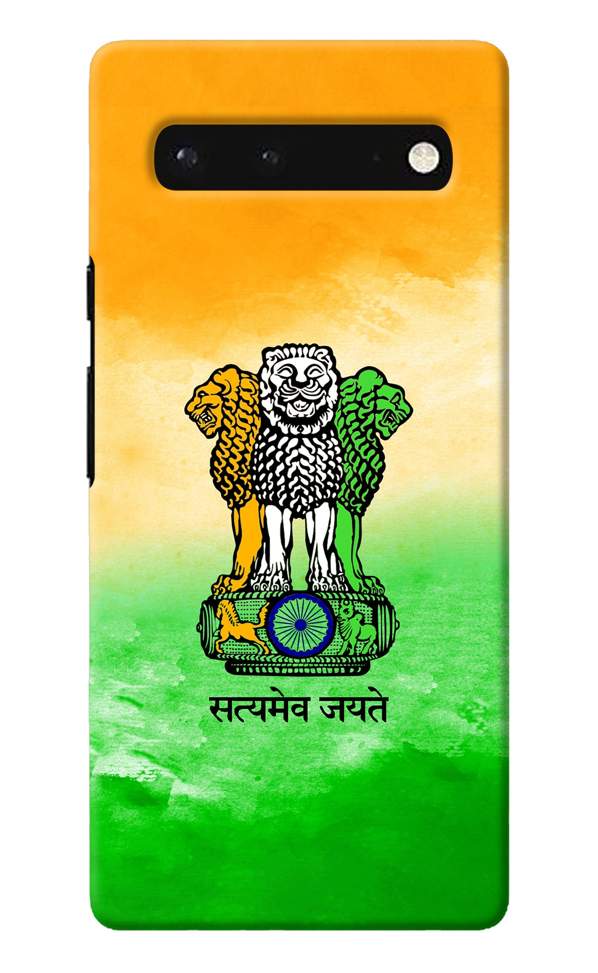 Satyamev Jayate Flag Google Pixel 6 Back Cover